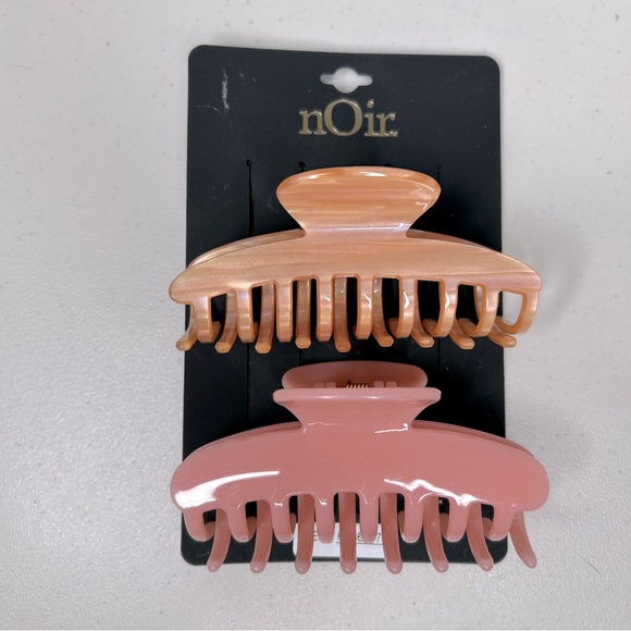 Noir Hair Claws Clip 2 pieces NWT - Picture 1 of 4